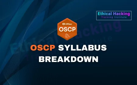 Comprehensive OSCP Syllabus Breakdown |  Detailed Topics and Modules You Must Know