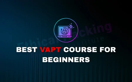 What Is the Best VAPT Course for Beginners? Step-by-Step Guide to Start Your Cybersecurity Career