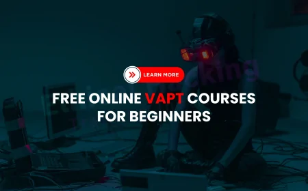 Best Free VAPT Course Online for Aspiring Security Professionals | Free Online VAPT Certification Courses for Beginners in Cybersecurity