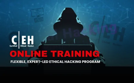 Certified Ethical Hacker Online Training: Flexibility and Expertise Combined | Online Certified Ethical Hacker Program: Train Anytime, Anywhere with Confidence