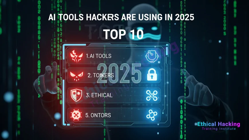 Top 10 AI Tools Hackers Are Using in 2025 – From Penetration Testing to Malware Creation