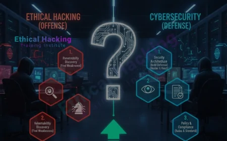 What Are the Differences Between Ethical Hacking and Cybersecurity?