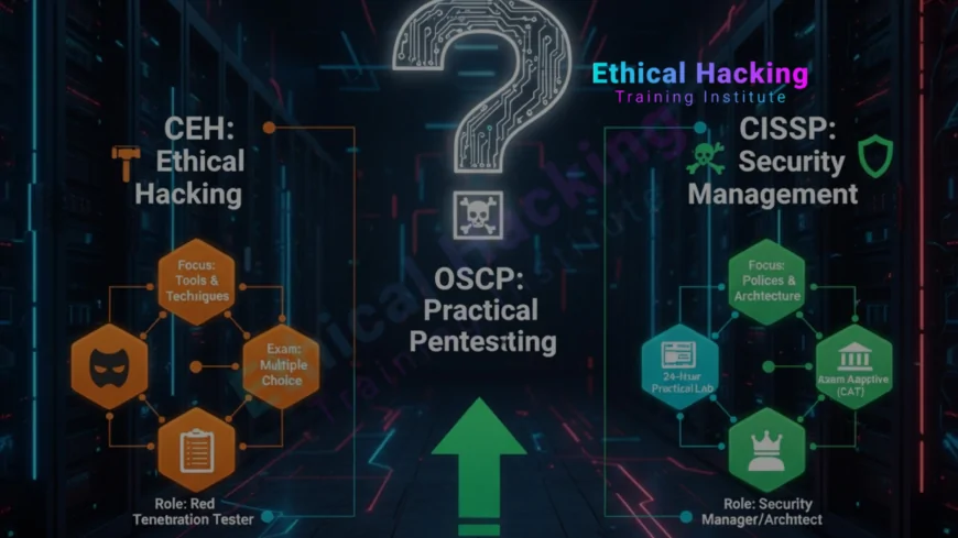 What Are the Differences Between CEH, OSCP, and CISSP?