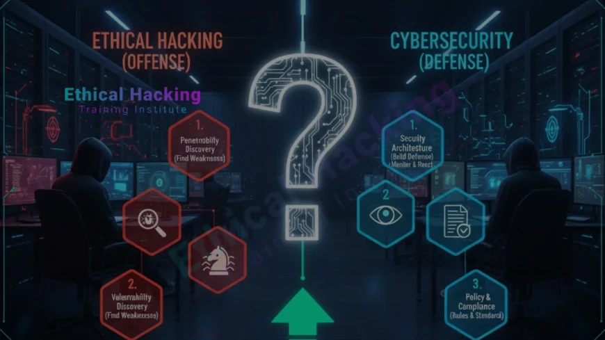 What Are the Differences Between Ethical Hacking and Cybersecurity?