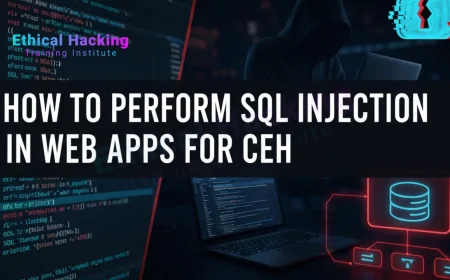 How to Perform SQL Injection in Web Apps for CEH?